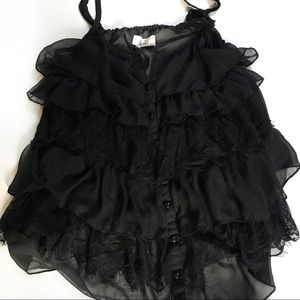 See-through Lacey Tank